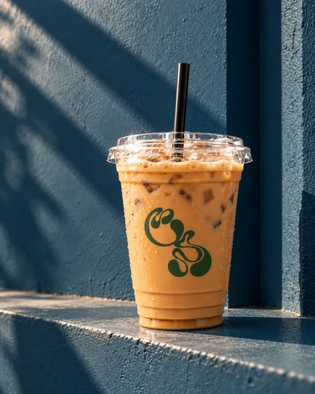 Americano frío en vaso Bronco